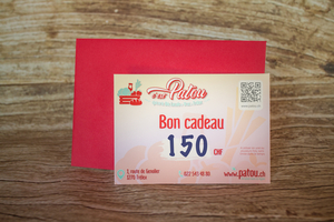 Bon cadeau 150 CHF  