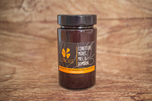 confiture mûre, miel et romarin 230 g 