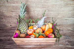 corbeille de fruits  BIO