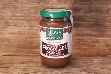 pâte à tartiner chocolade crunchy 350 g BIO