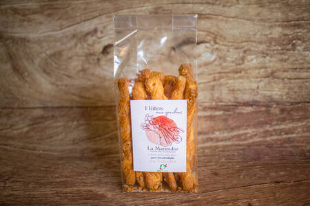 Flûte aux grebons 120 g BIO