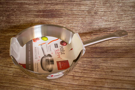 Poêle inox professionnelle 24 cm 