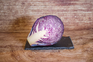 Chou pommé rouge tranché  BIO