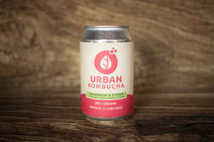 Kombucha framboise et citron 33 cl BIO