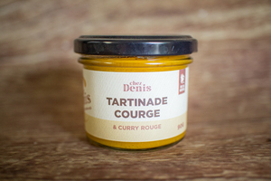 tartinade courge et curry rouge 90 g 